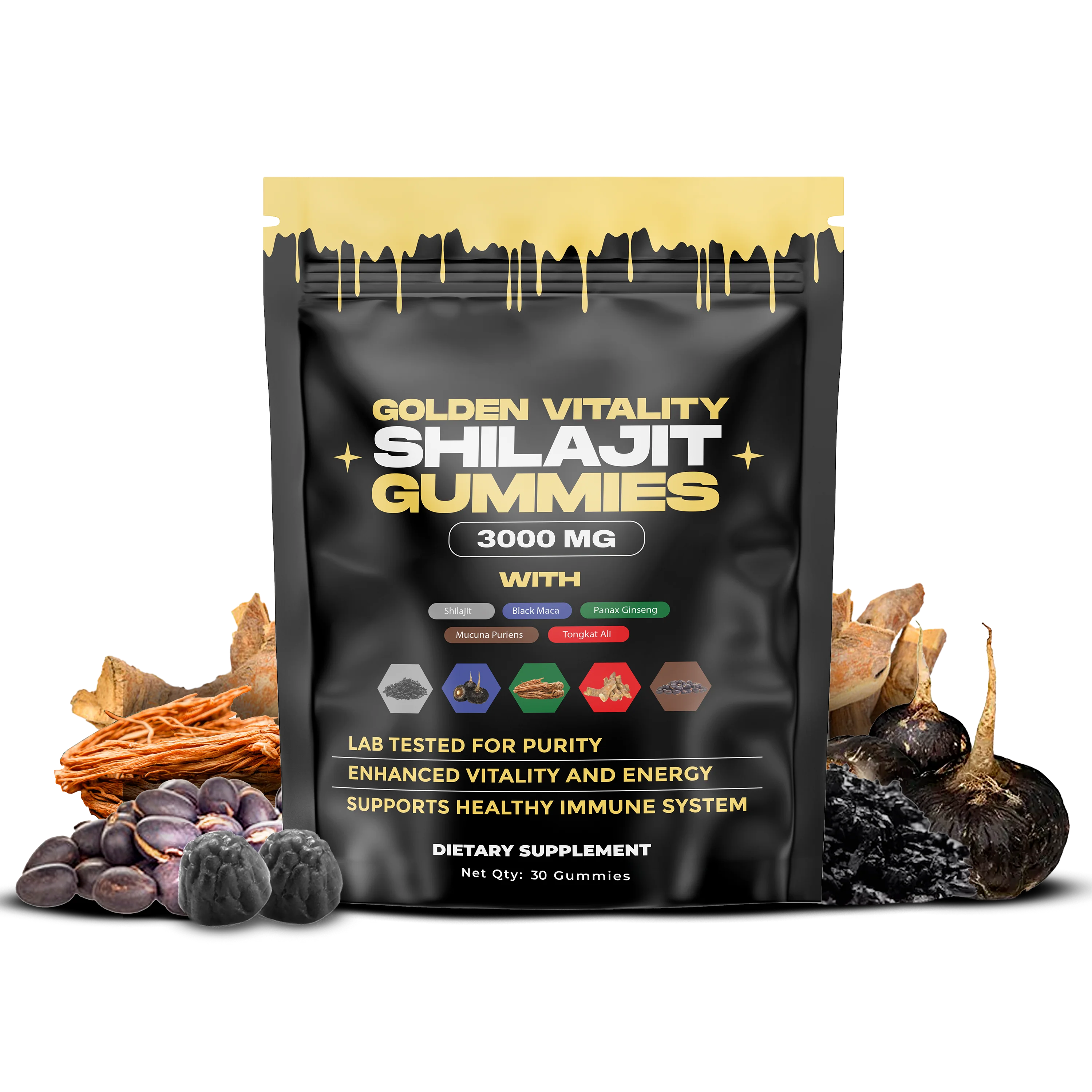 Lazzda Shilajit Gummies(💪Mixed Packaging Of Old And New💪)